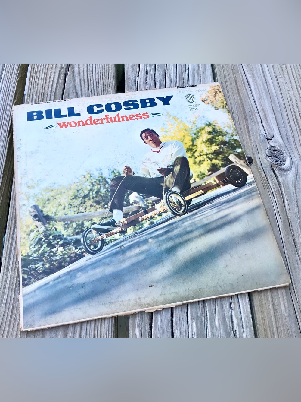 BILL COSBY Wonderfulness Comedy Vinyl Record Vintage Warner Brothers Records